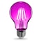 Feit Electric Feit A19 E26 (Medium) Filament LED Bulb Pink 30 Watt Equivalence 1 pk A19/TPK/LED - alternate 3